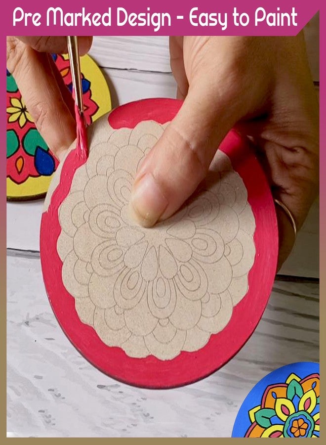 SOLOBOLO Mandala Art kit for Kids Adults,Indian Art Forms Kits,Art & Craft kit Birtday Return Gift for Girls 9-12 12-15,Coloring & Painting kit Using Water Brush | Pack of 2 - Image 5